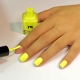 Yellow manicure: interesting ideas and fashion trends
