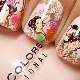 How beautiful to stick on your nails stickers on a water base?