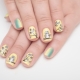 Stylish design ideas manicure with owls