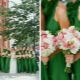 Wedding in green: the meaning of shade and options for the design of the celebration