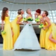 Wedding in yellow and orange colors: features and ways of registration