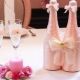 Decoration of bottles for a wedding: ways and interesting examples