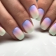 Variants of stylish design manicure with ombre effect