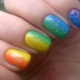 Vertical gradient on nails