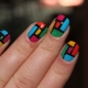 All about the drawings on the nails with acrylic paints