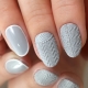 Knitted manicure: performance features and interesting examples