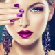The best ideas purple manicure for short nails