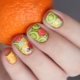 Manicure with edible theme from fruit to berries