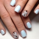 Ideas manicure geometry for short nails