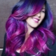 Purple ombre: ideas for different lengths and hair colors