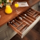 Types of cutlery trays and the rules for their selection