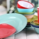 Color dishes: types and selection