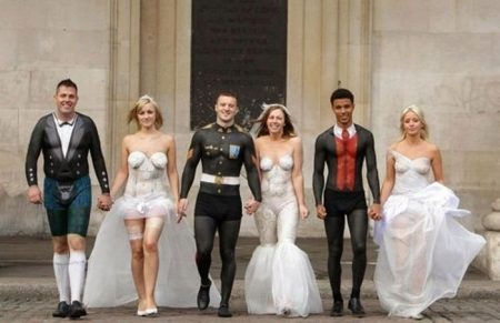Painted Wedding Outfits - Body Art
