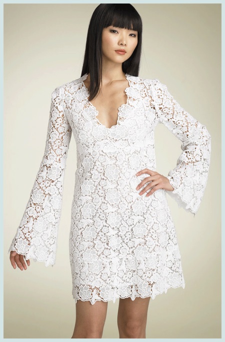Loose Long Sleeve Lace Wedding Dress