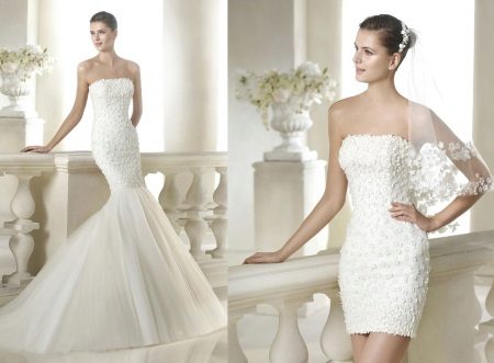 Summer wedding dress transformer little mermaid