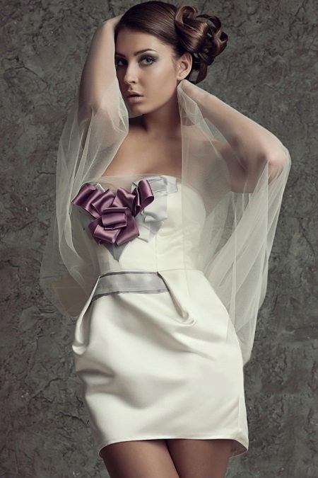 Short Fitted Wedding Dress