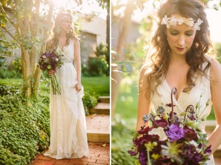 Boho wedding dress