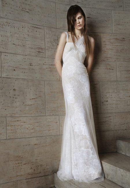Straight Wedding Dress by Vera Wong