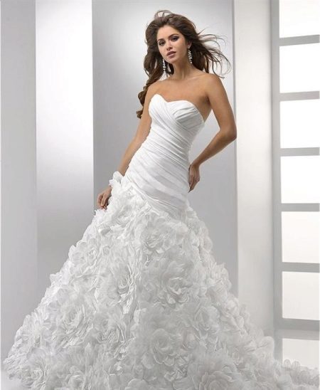 Long Waist Wedding Dress