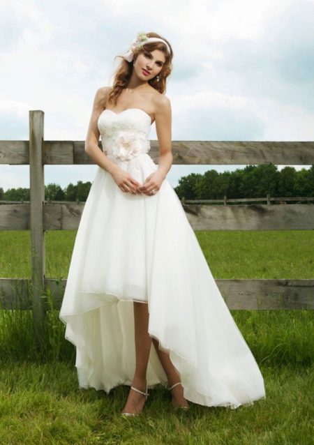 Short dress front and long back