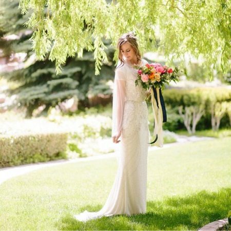 Beautiful modest wedding dress