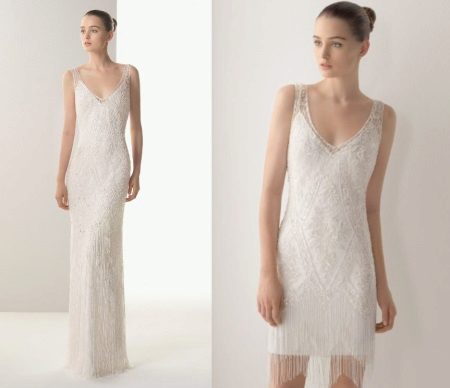 Straight Conversion Wedding Dress