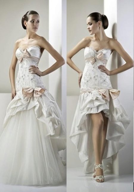 Wedding dress transformer short front