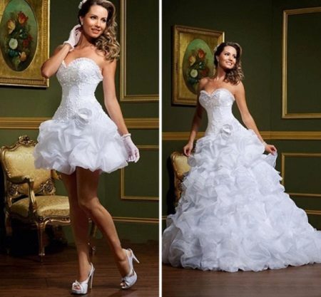 Magnificent wedding dress-transformer
