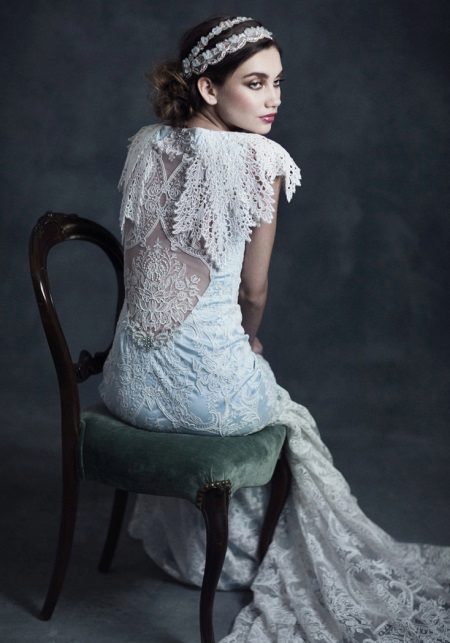 Wedding dress from Claire Pettibone
