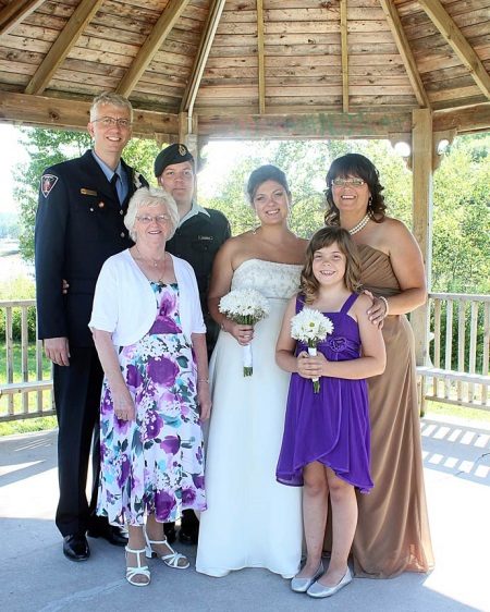 Beautiful wedding dress for full