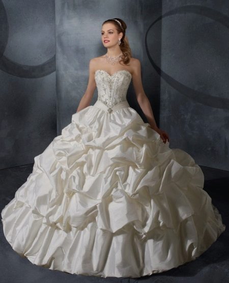 Fluffy organza dress
