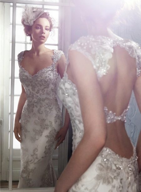 Maggie Sottero Backless Wedding Dress