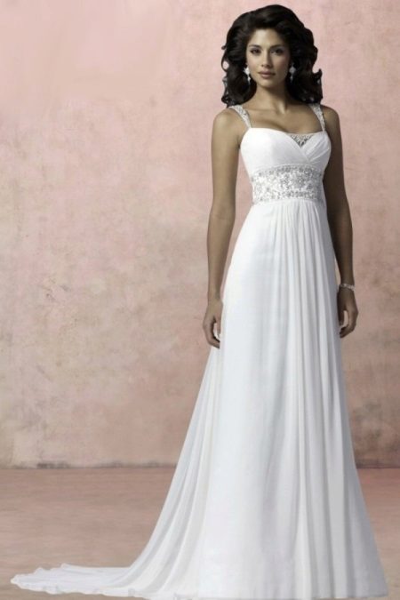 Empire style wedding dress