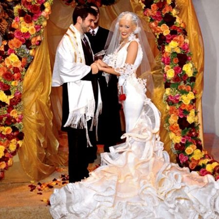 Christina Aguilera Wedding Dress