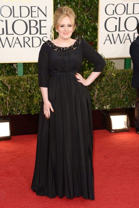 Evening dress long for full black