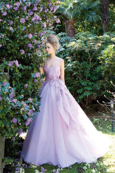 Lavender wedding or evening dress