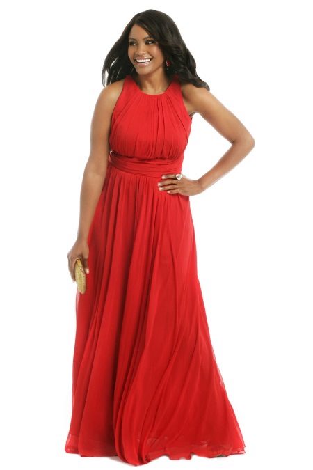 Evening dress from Badgley Mischka red