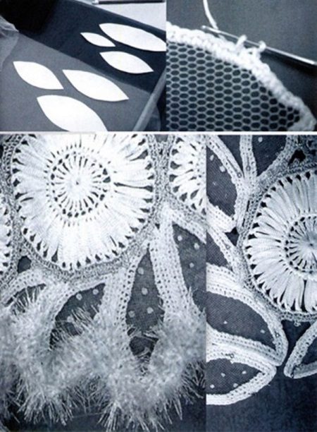 tying the bottom of the skirt