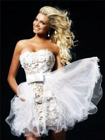 Crochet Crochet Short Wedding Dress