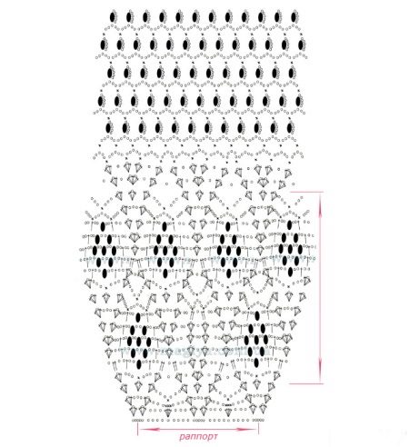 Crochet hem for wedding dress