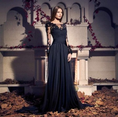 Black evening dress