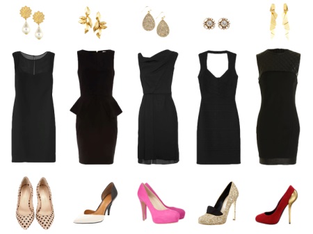 Accessories for black dress