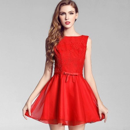 Short evening dress case