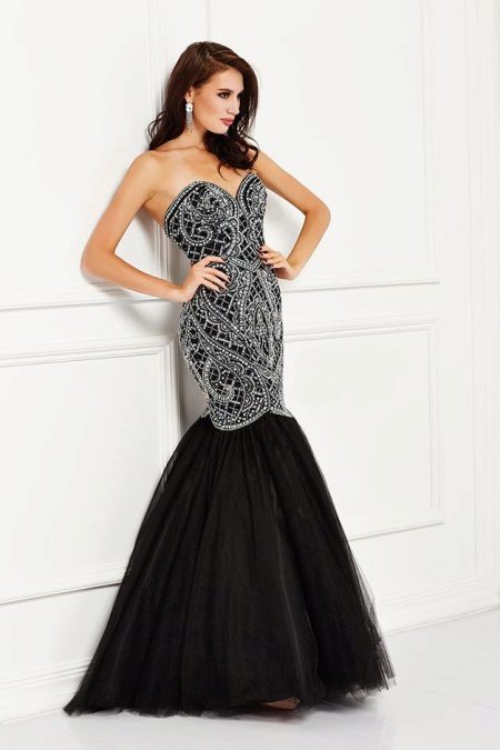 Mermaid slurry evening dress