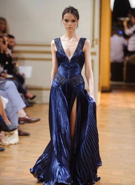 Evening blue dress by Zuhair Murad