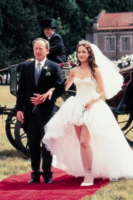 Wedding dress of Natalia Oreiro from the Wild Angel