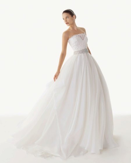 Wedding dress from Rose Klara 2013 with lace corset