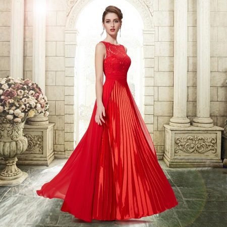 Red evening dress-plum at the prom 2015
