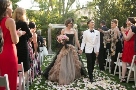 Wedding dress from Vera Wong black