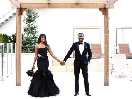 Black wedding dress
